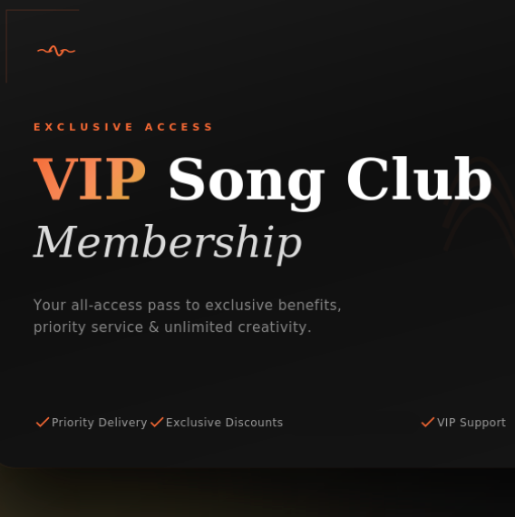 VIP Song Club Membership (14-day free trial)